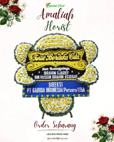 Papan Bunga Duka di Sukapada